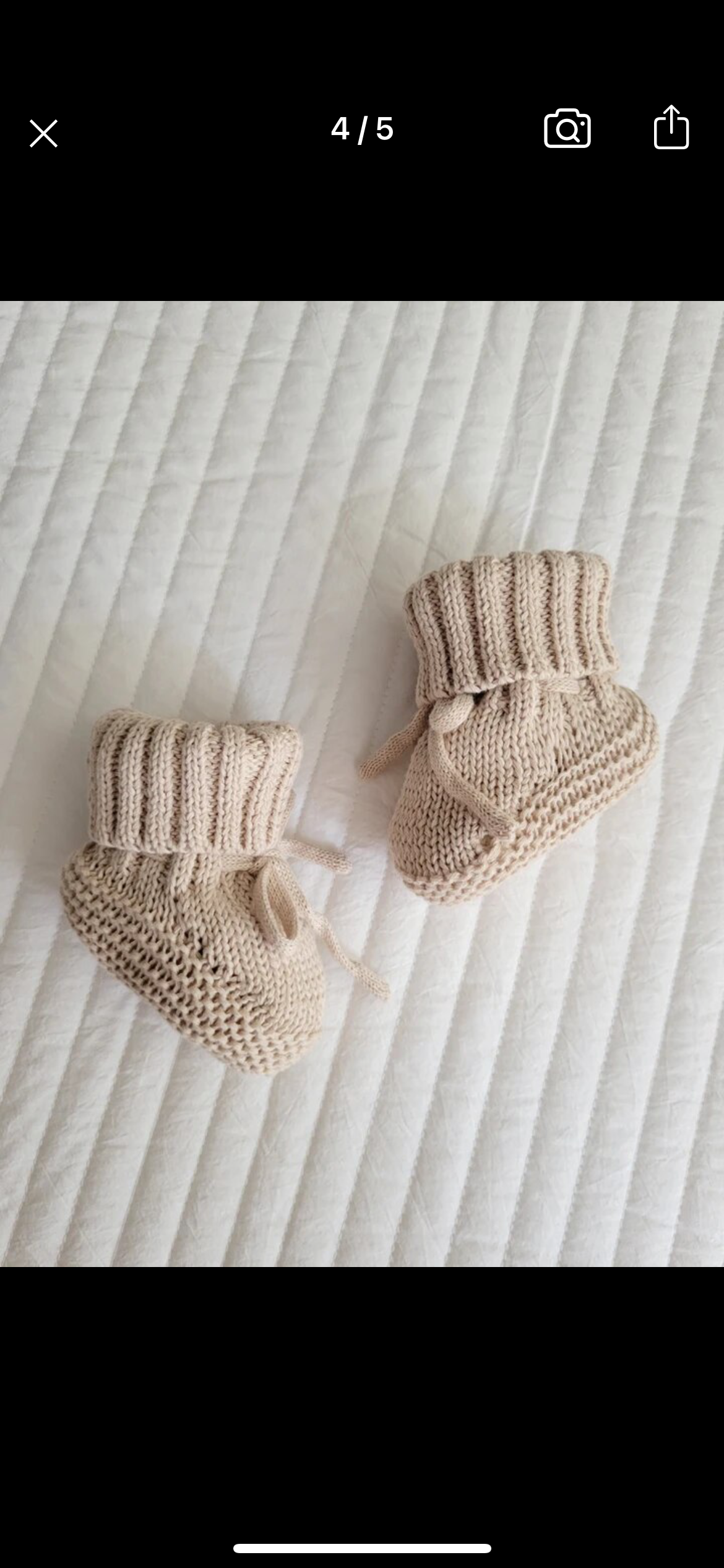 Beige booties