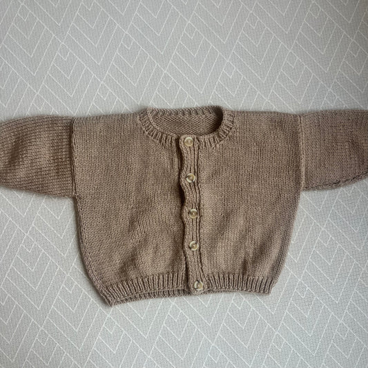 Beige cardi - 2-3Y