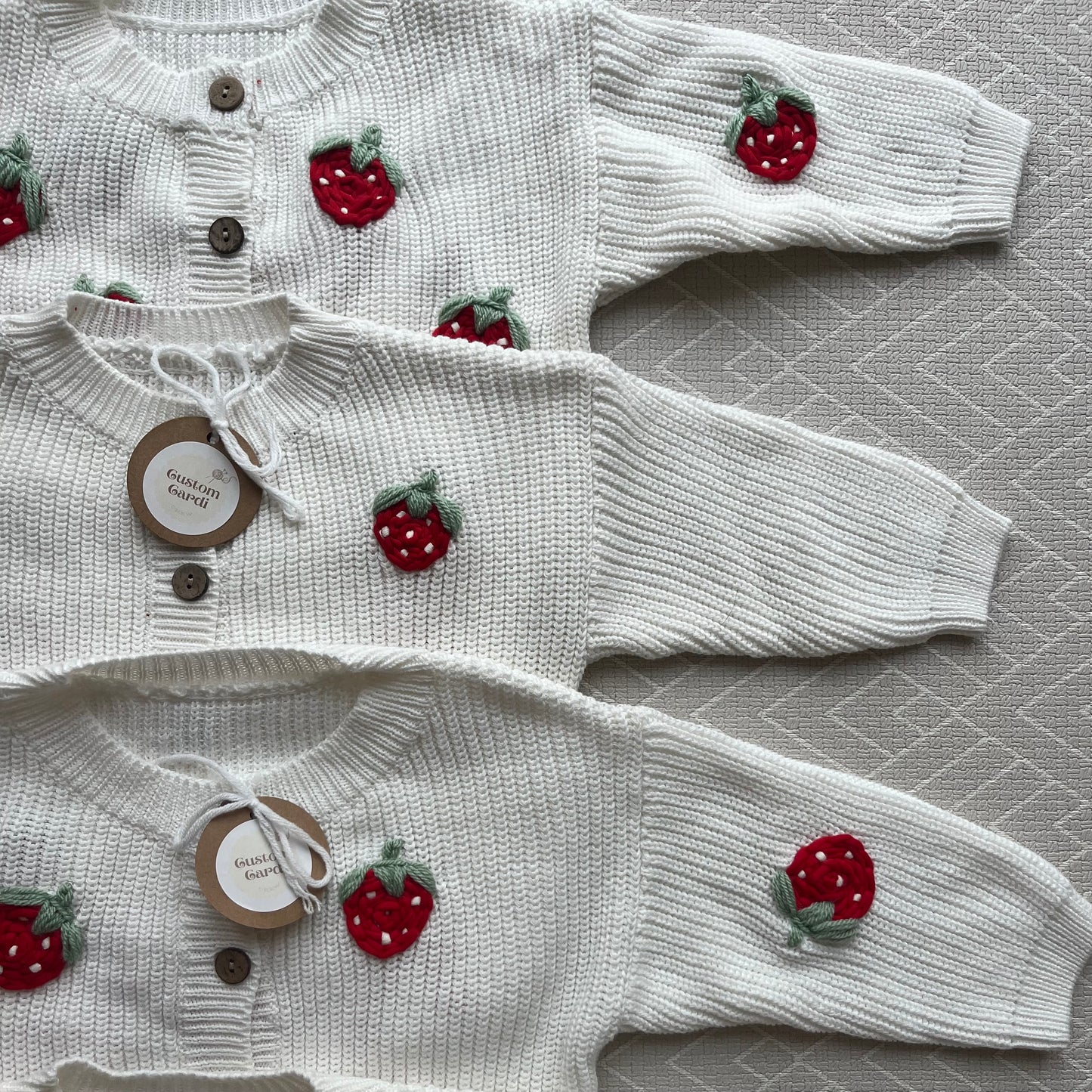 Strawberry cardigan