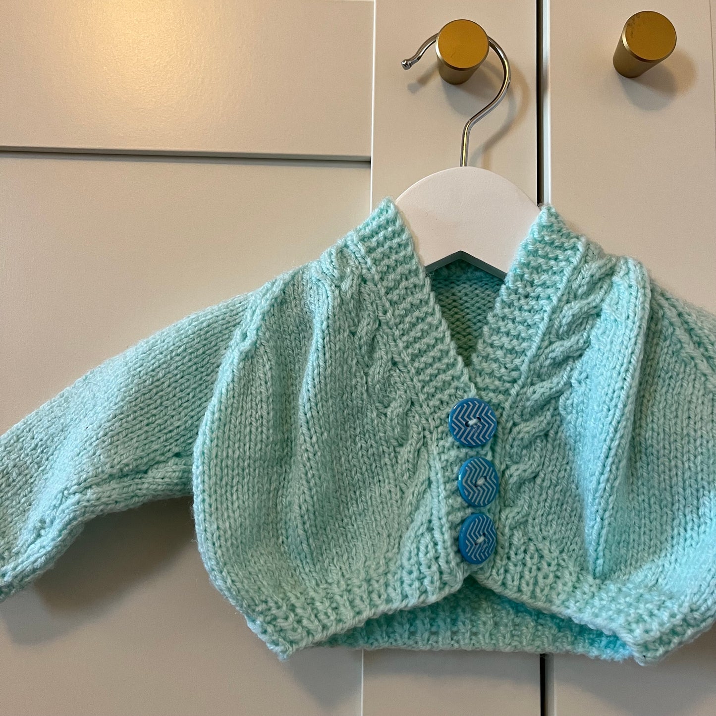 Blue cardi - Newborn