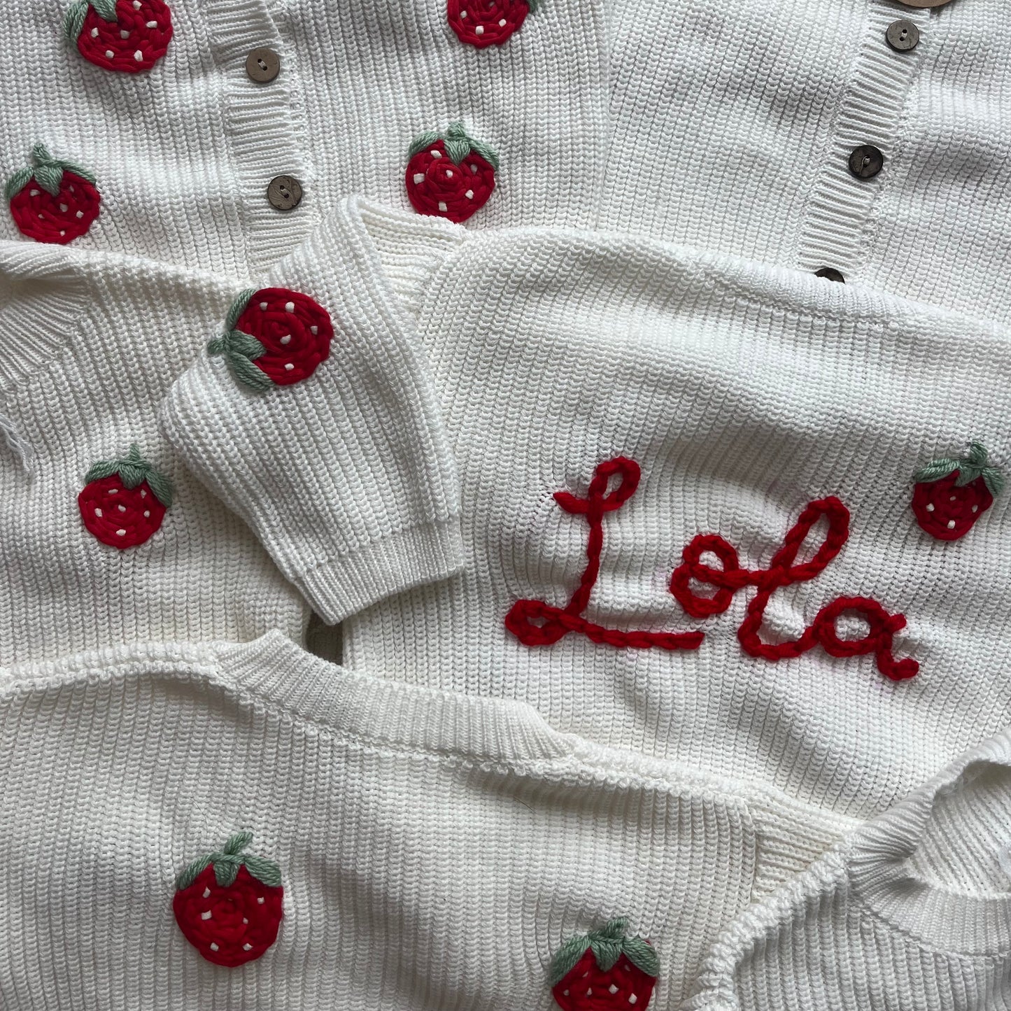 Strawberry cardigan