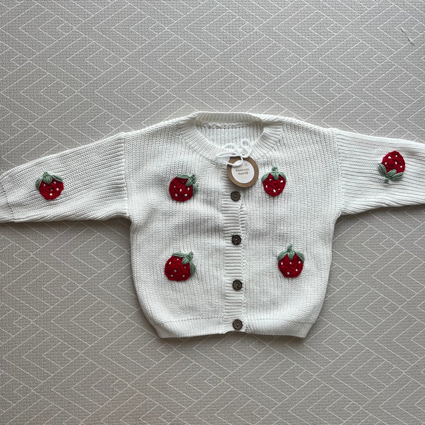 Strawberry cardigan